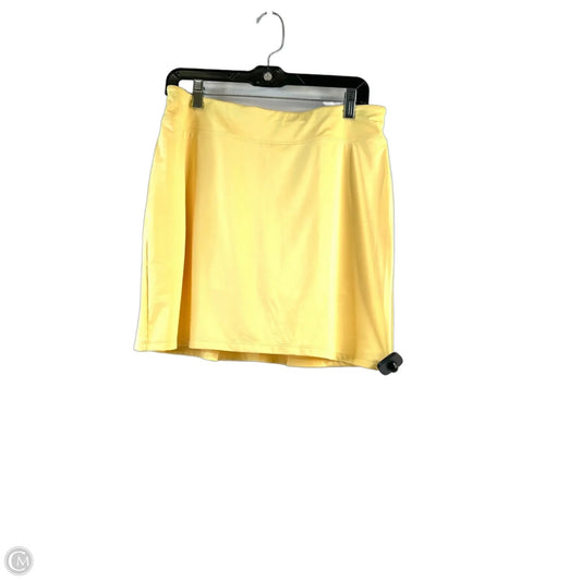 Athletic Skort By Clothes Mentor In Yellow, Size: 8