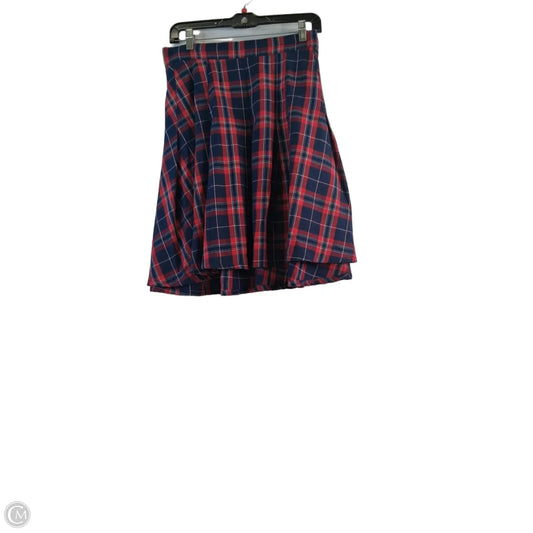 Skirt Mini & Short By Torrid In Blue & Red, Size: 22
