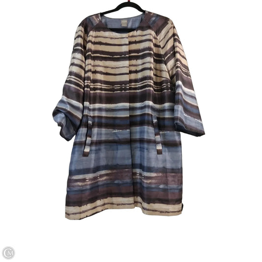 Jacket Other By Chicos In Purple & Tan, Size: Xxl