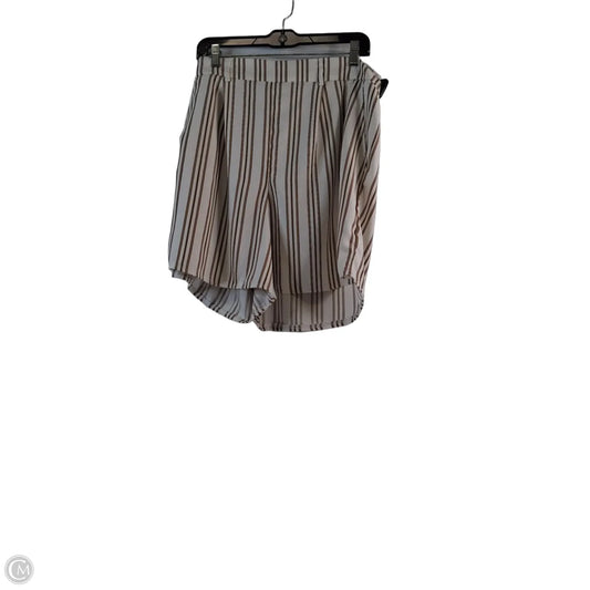 Shorts By Joie In Tan & White, Size: 16