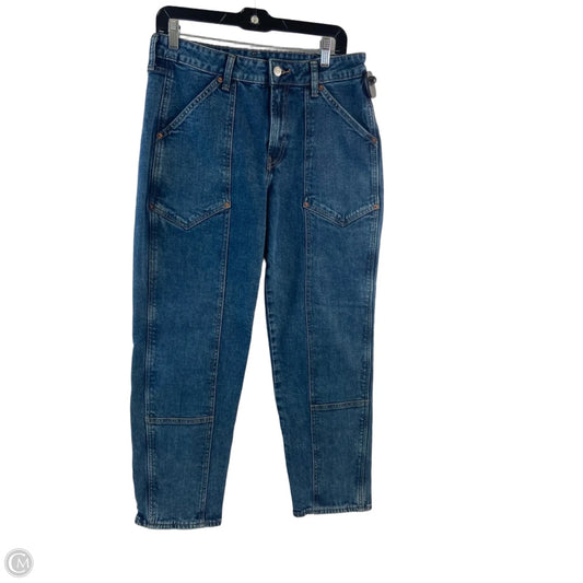 Jeans Straight By Old Navy In Blue Denim, Size: 8