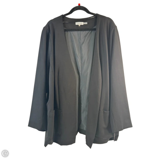Blazer By Calvin Klein In Black, Size: 1x