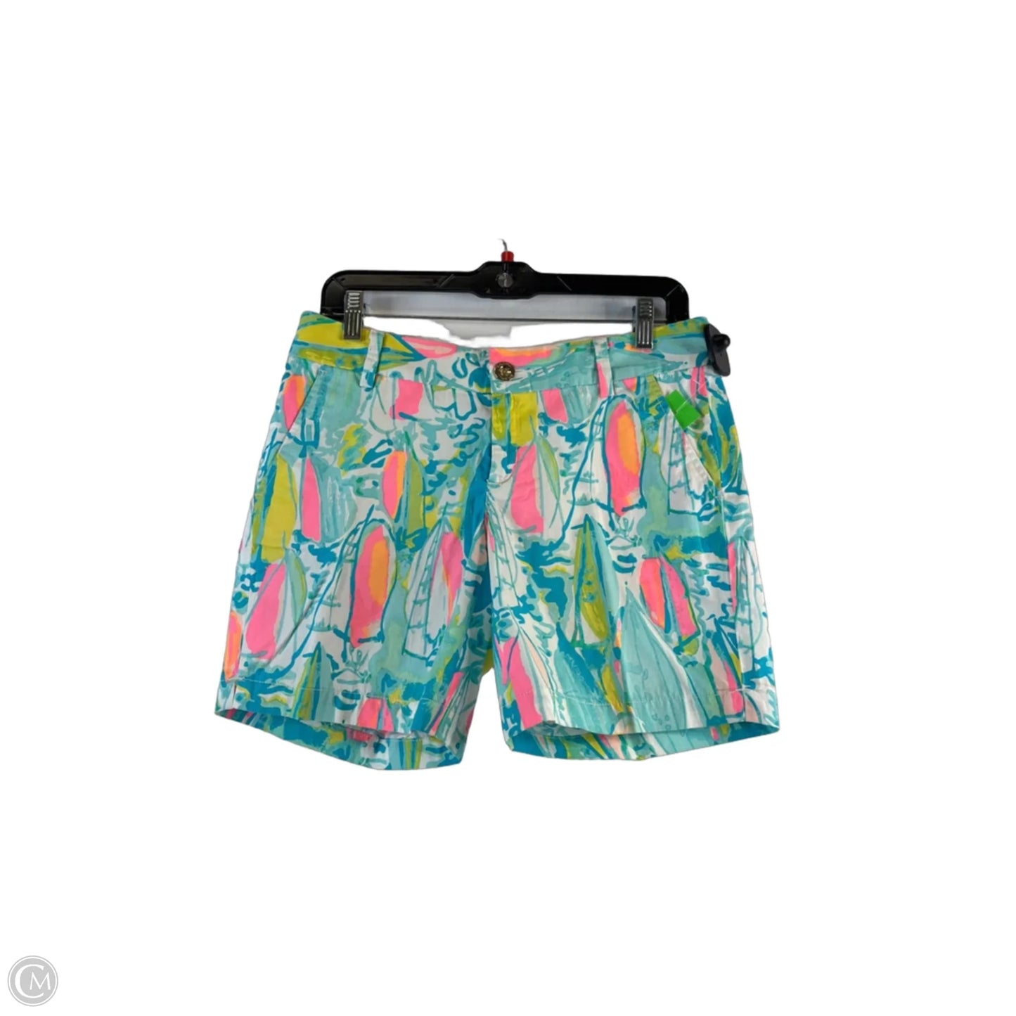 Shorts Designer By Lilly Pulitzer In Blue & White, Size: 4