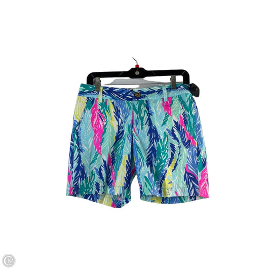 Shorts Designer By Lilly Pulitzer In Green & Pink, Size: 2