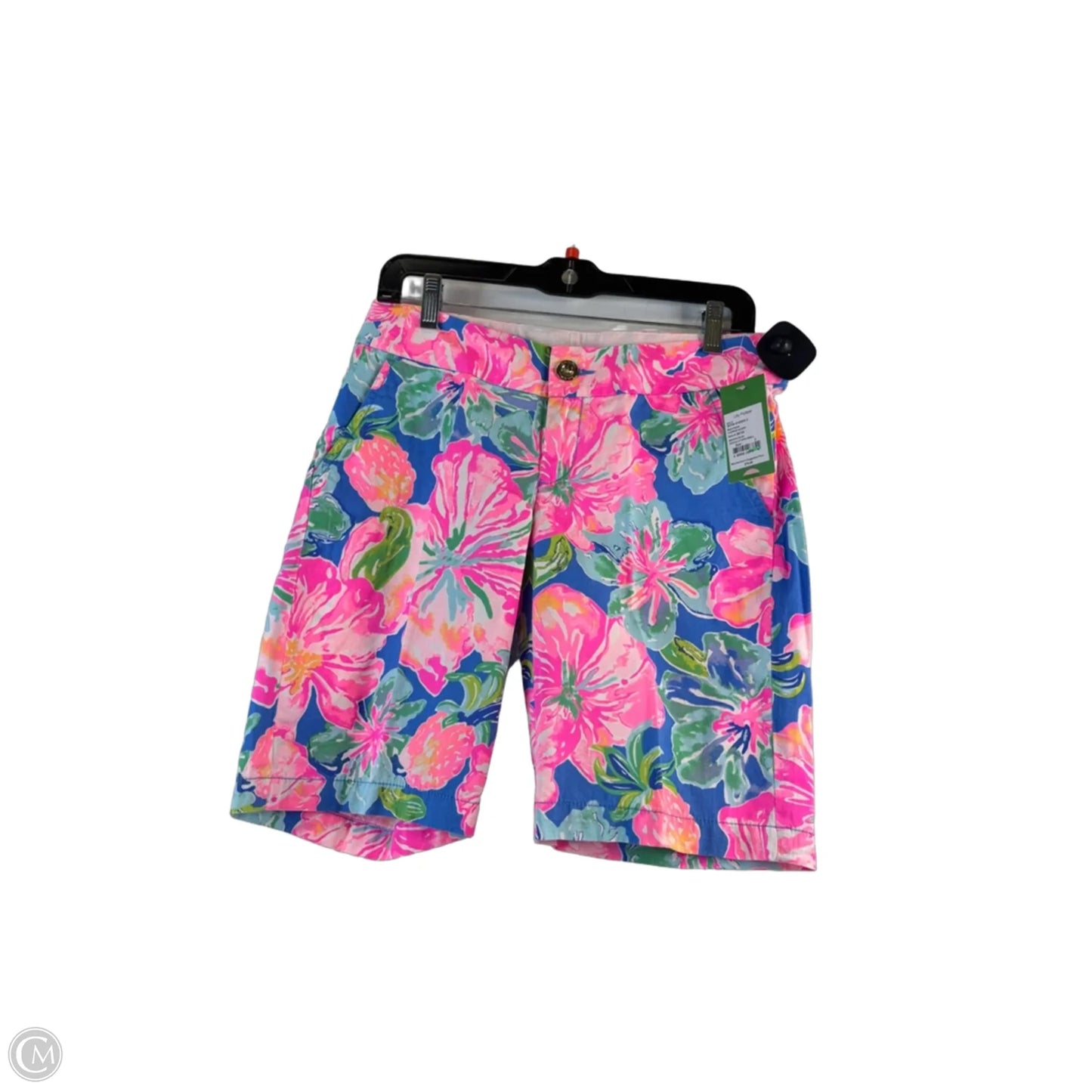 Shorts Designer By Lilly Pulitzer In Blue & Pink, Size: 2