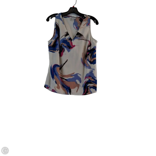 Top Sleeveless By Nine West Apparel In Multi-colored, Size: M