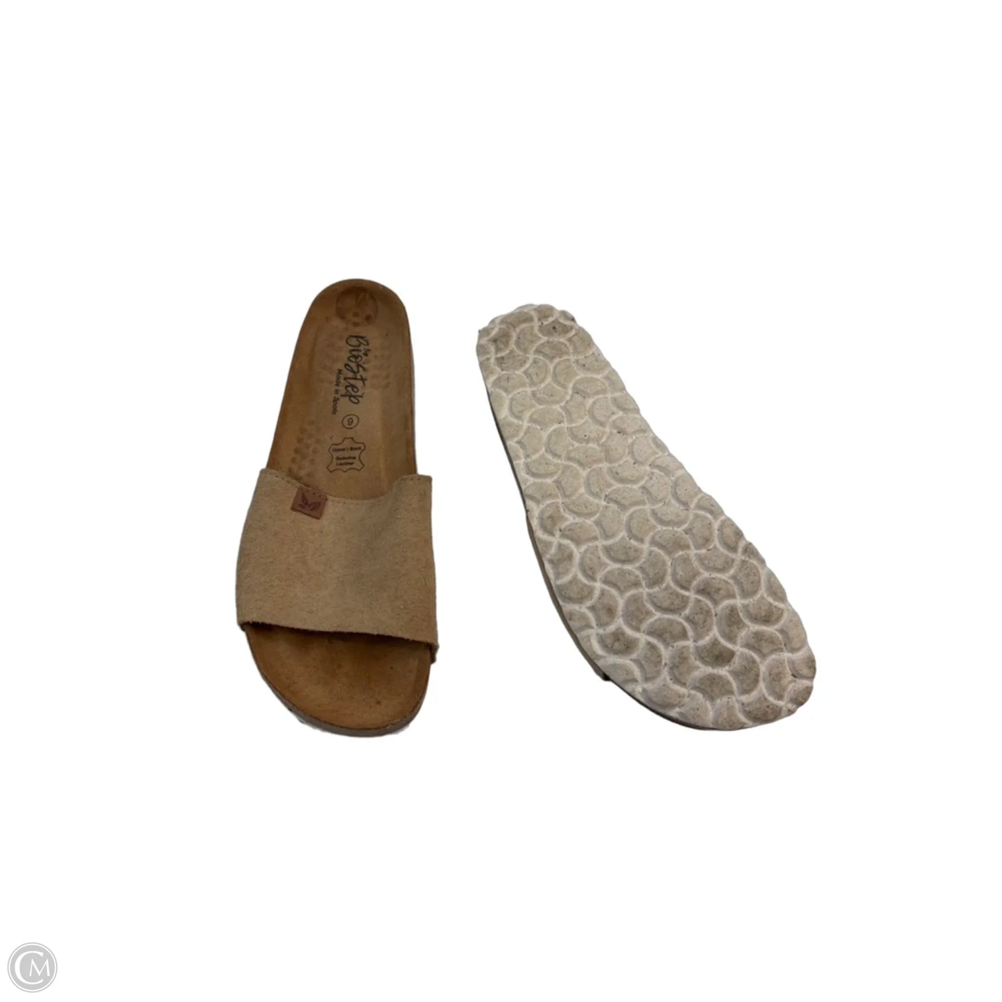 Sandals Flats By Clothes Mentor In Beige, Size: 9