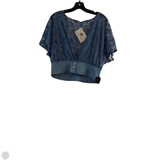 Top Short Sleeve By Clothes Mentor In Blue, Size: M