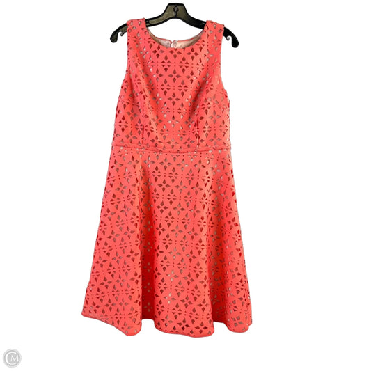 Dress Casual Midi By Adrianna Papell In Orange, Size: L