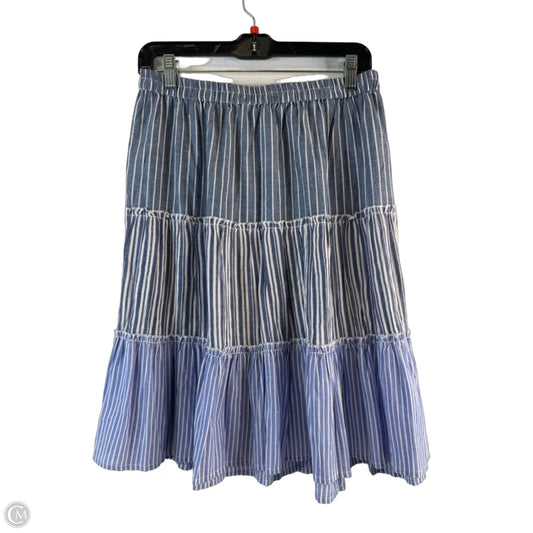 Skirt Mini & Short By Keren Hart In Striped Pattern, Size: 8