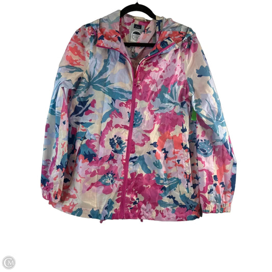 Jacket Windbreaker By Joules In Multi-colored, Size: M
