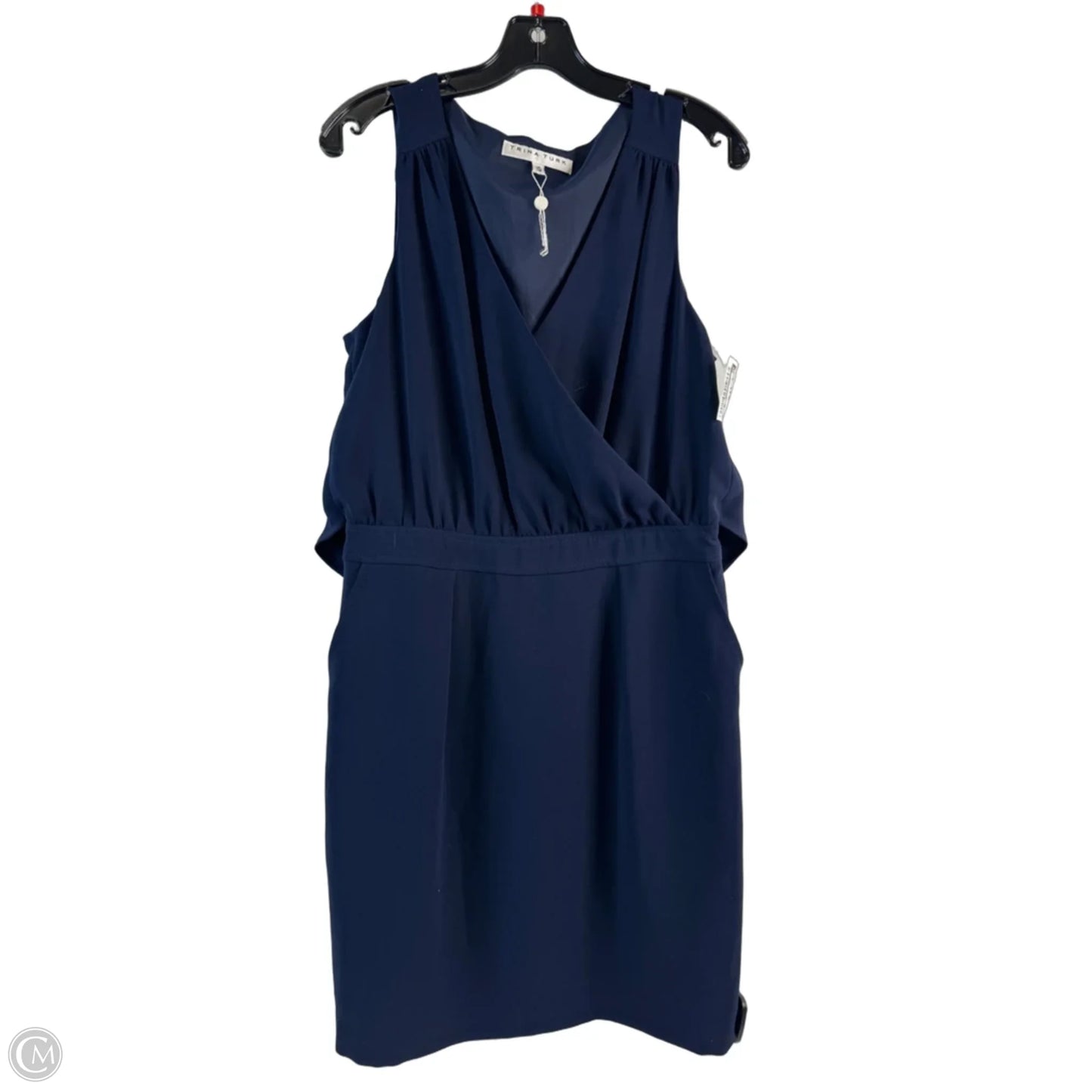 Dress Casual Midi By Trina Turk In Navy, Size: M