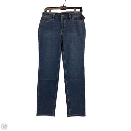 Jeans Skinny By Talbots In Blue Denim, Size: 4p