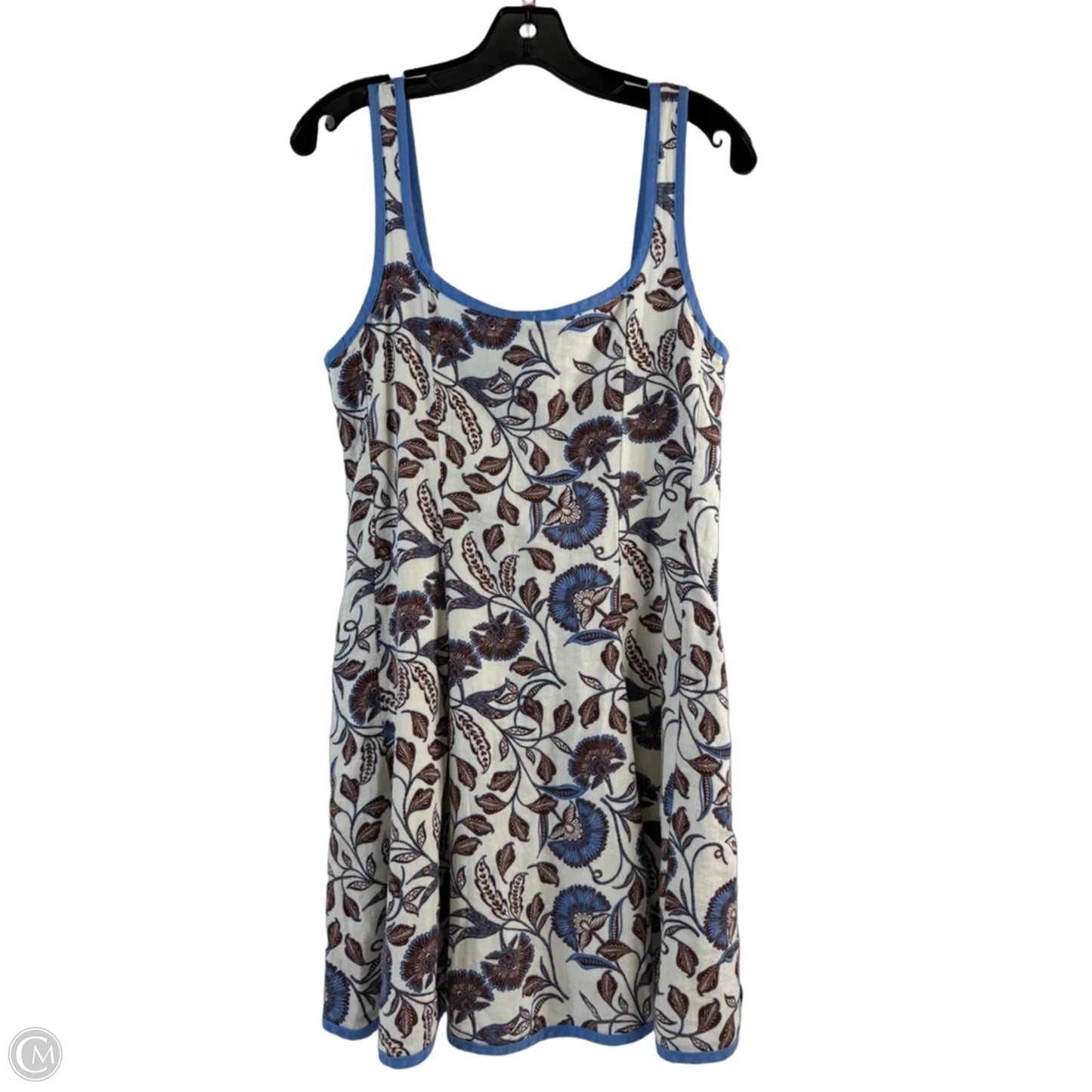 Dress Casual Short By Rachel Zoe In Blue & Brown, Size: M