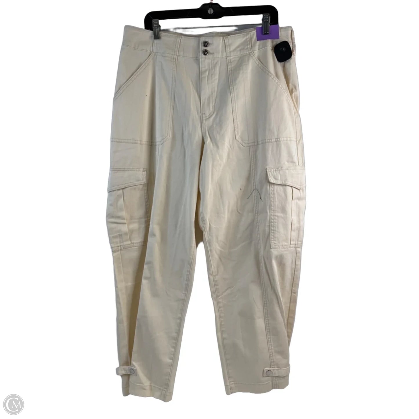 Pants Cargo & Utility By Jessica Simpson In Ivory, Size: 14