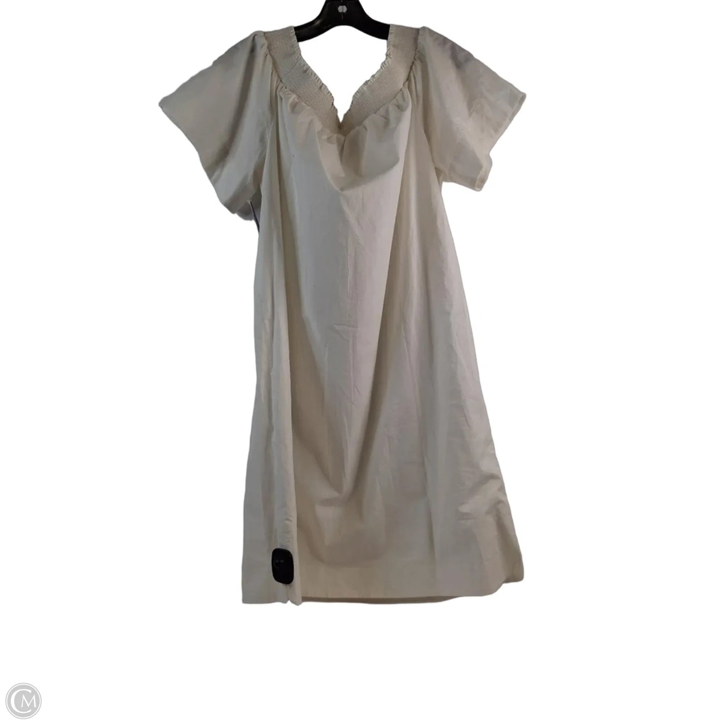 Dress Casual Midi By J. Crew In Cream, Size: L