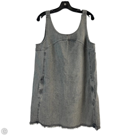 Dress Casual Midi By Natural Life In Grey Denim, Size: M