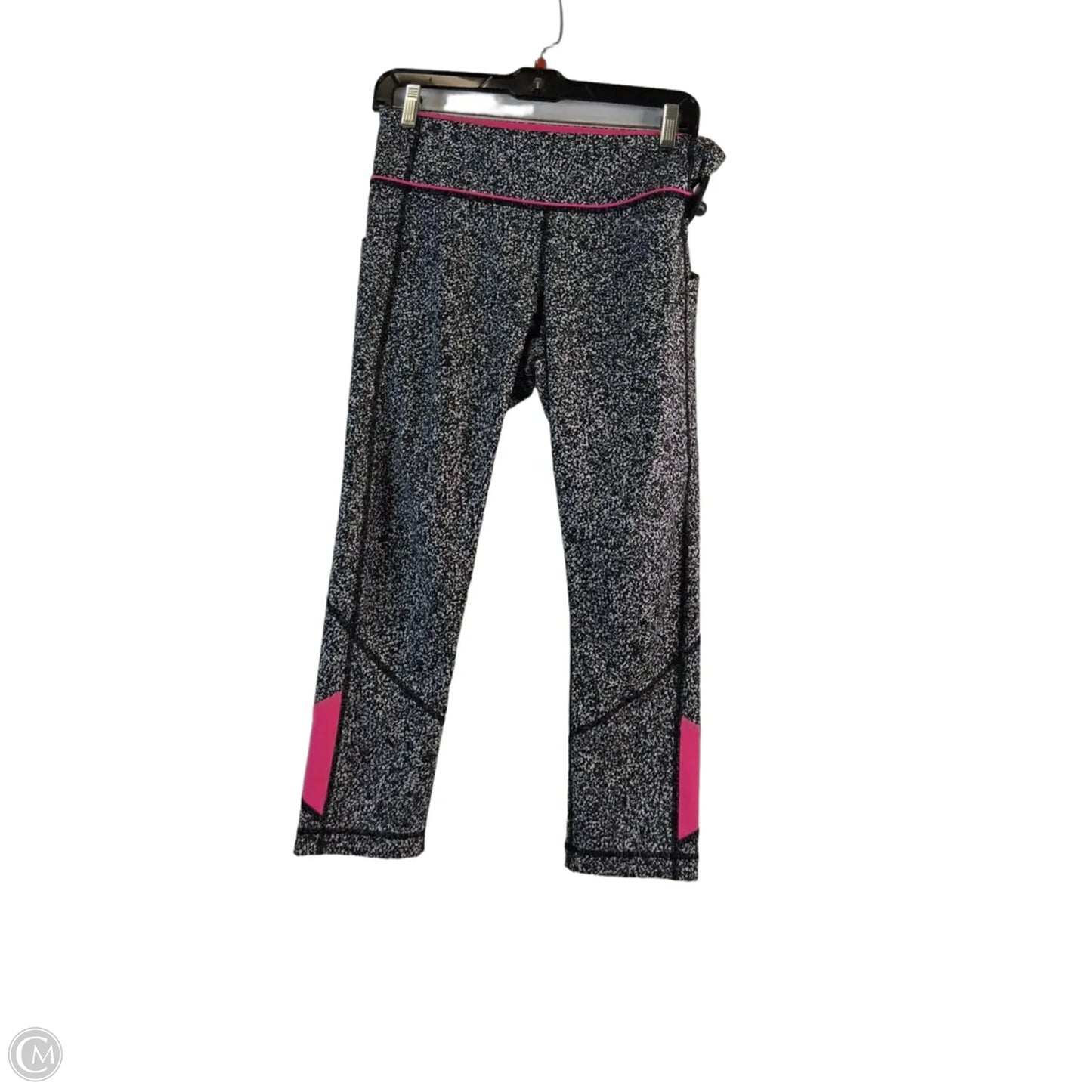 Athletic Leggings By Lululemon In Blue & White, Size: M