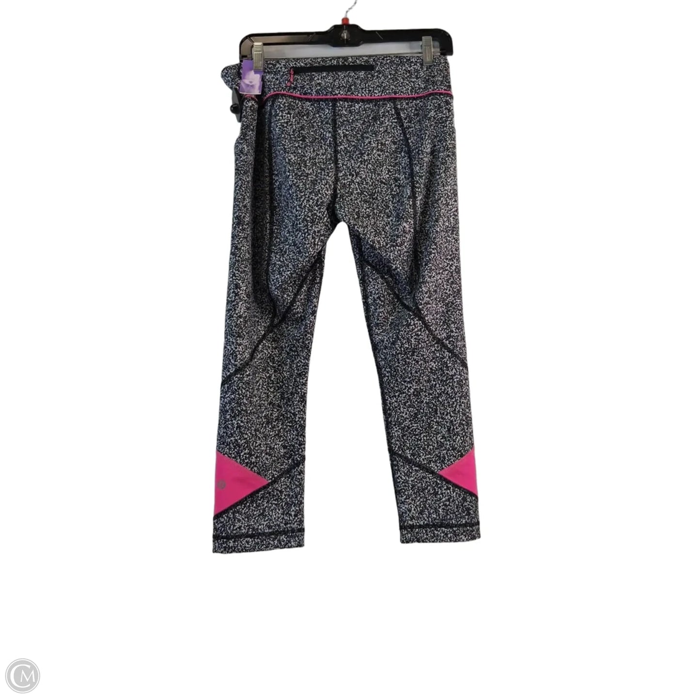 Athletic Leggings By Lululemon In Blue & White, Size: M
