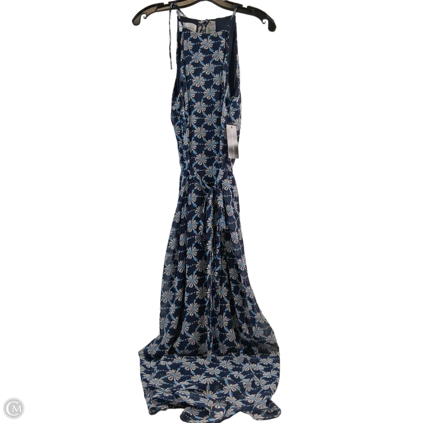 Dress Casual Maxi By Donna Morgan In Blue & White, Size: S