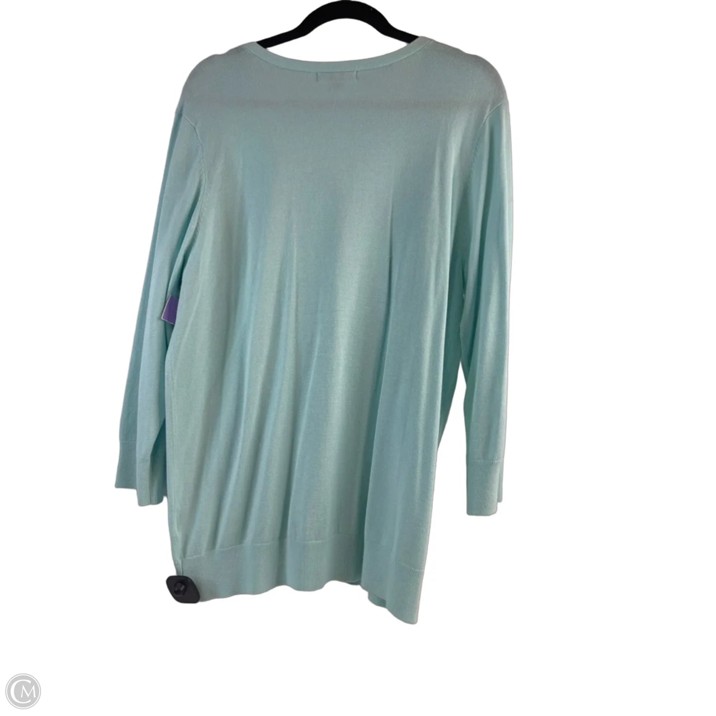 Cardigan By Covington In Aqua, Size: Xl