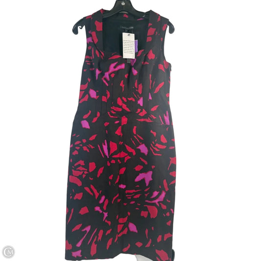 Dress Casual Midi By David Meister In Black & Red, Size: S