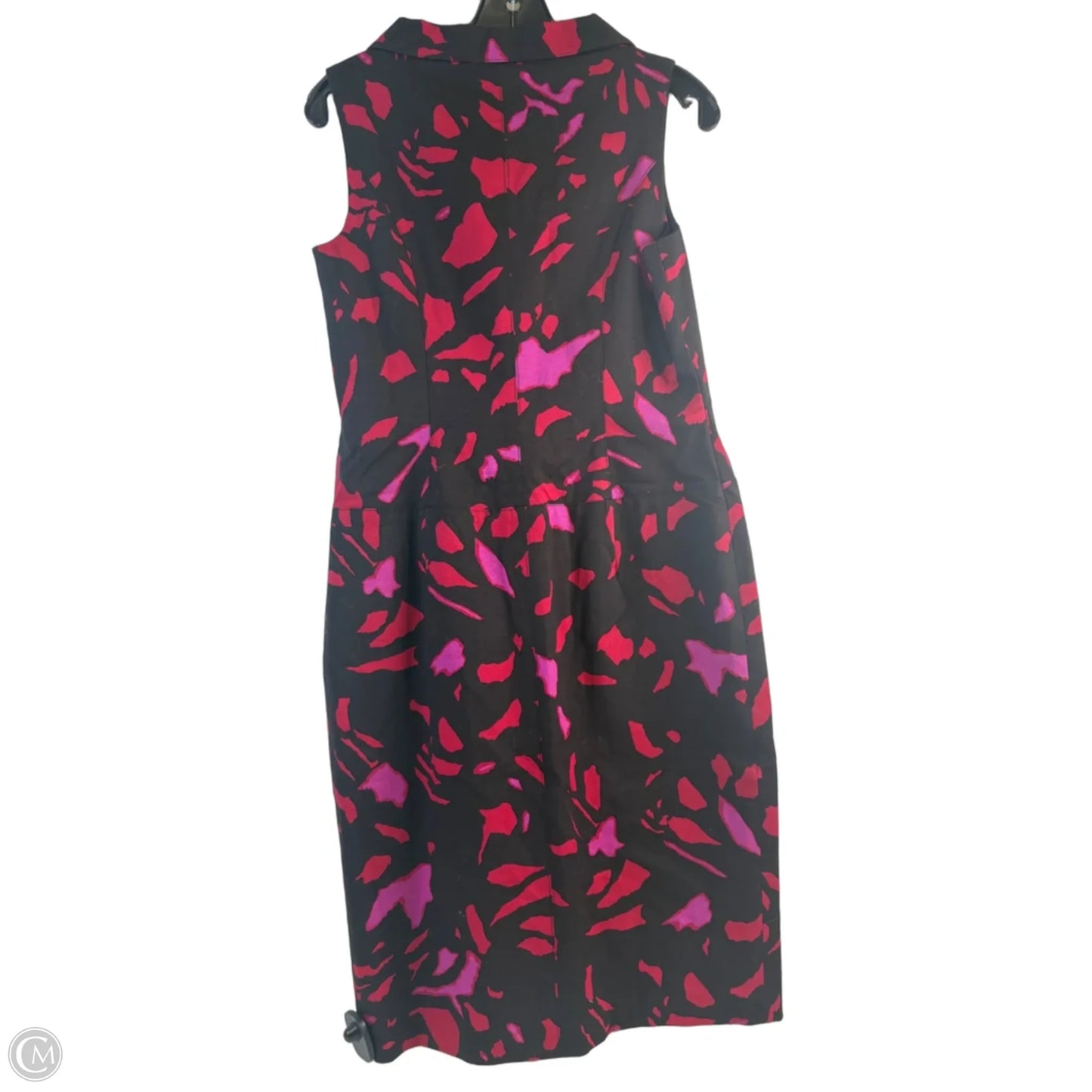 Dress Casual Midi By David Meister In Black & Red, Size: S