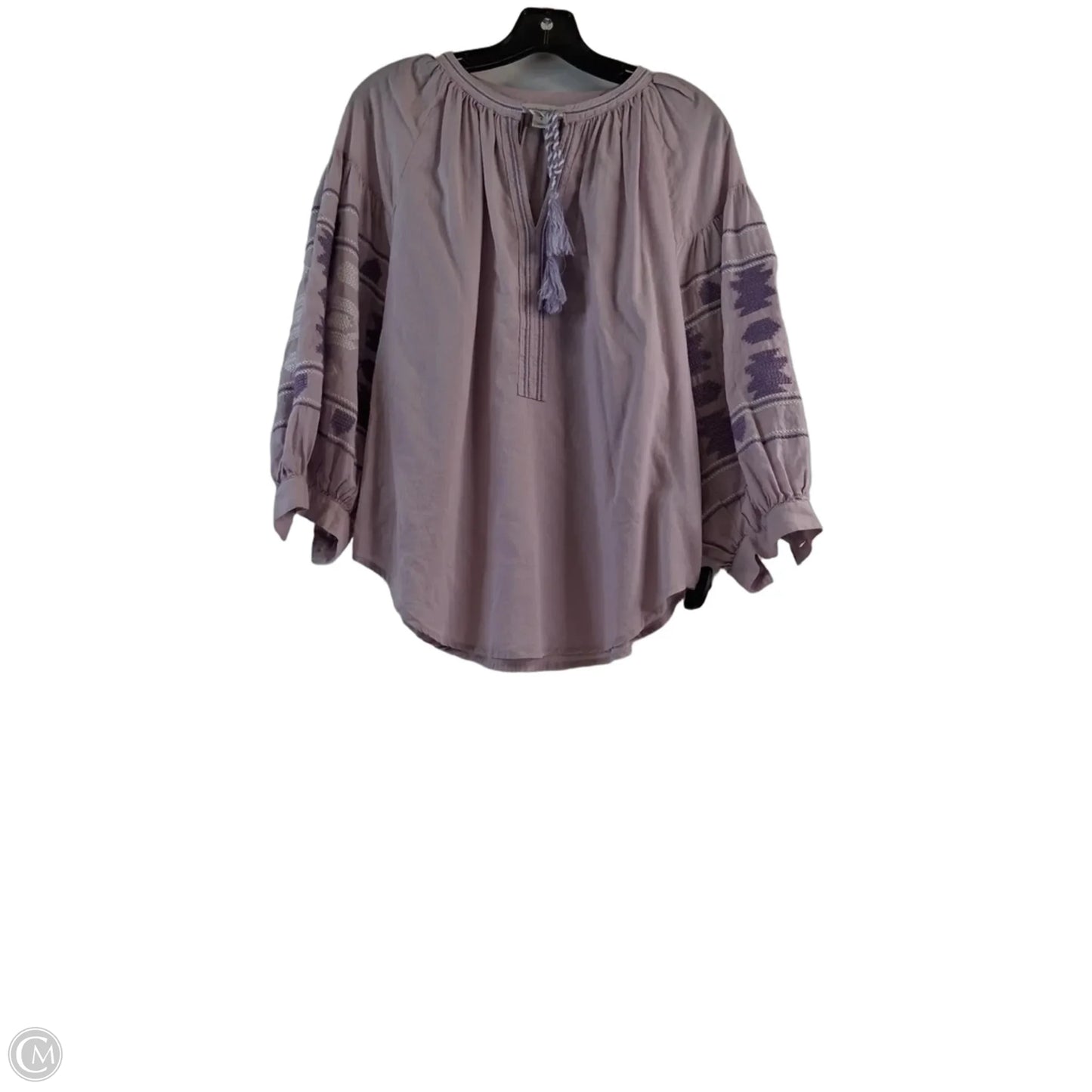 Top 3/4 Sleeve By Clothes Mentor In Purple, Size: S