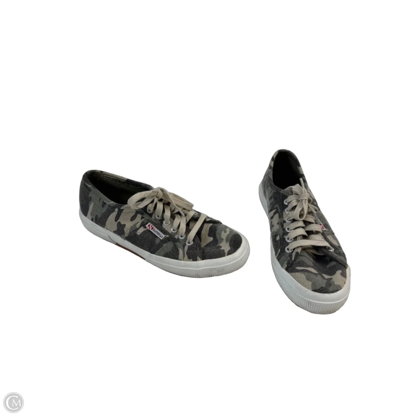 Shoes Sneakers By Superga In Camouflage Print, Size: 8