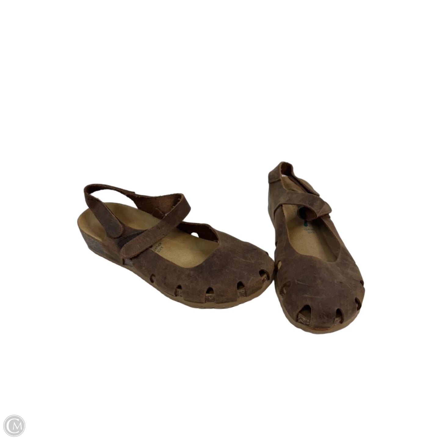 Shoes Flats By Clothes Mentor In Brown, Size: 7