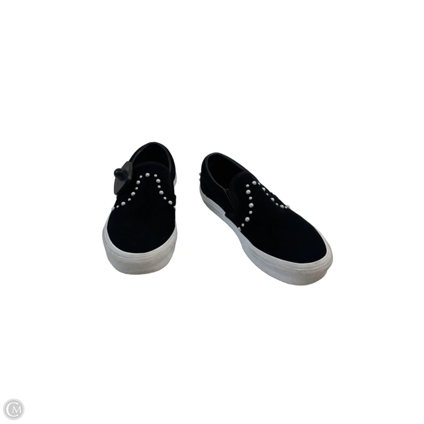 Shoes Sneakers By Vans In Black & White, Size: 7