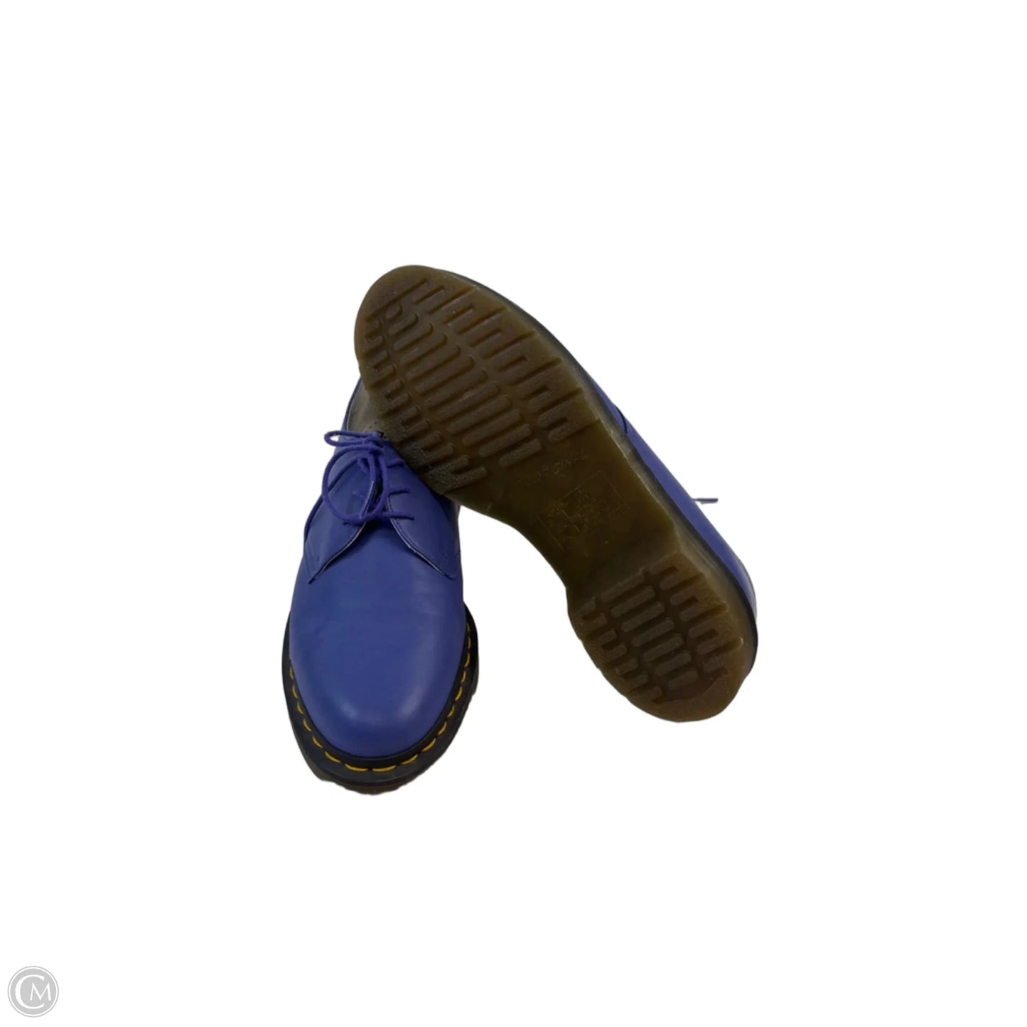 Shoes Flats By Dr Martens In Purple, Size: 9