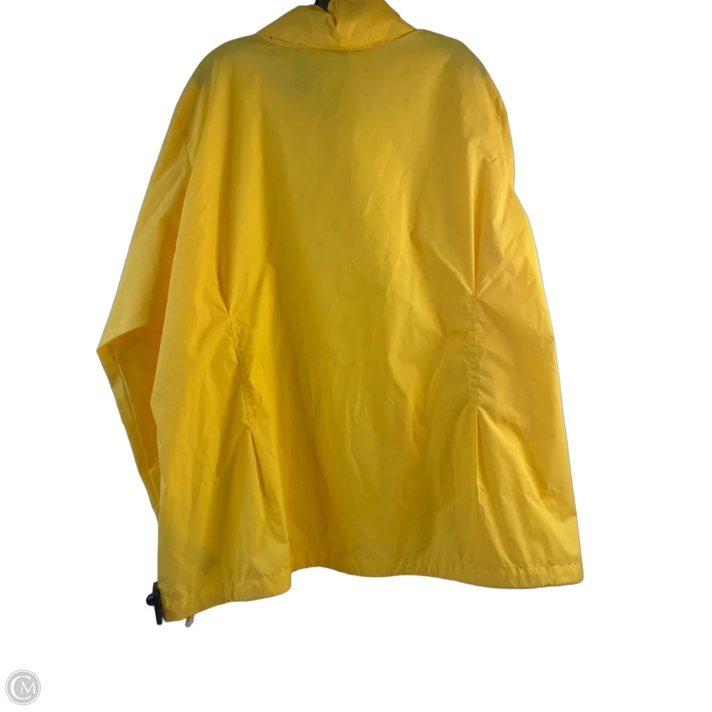 Jacket Windbreaker By Columbia In Yellow, Size: 3x
