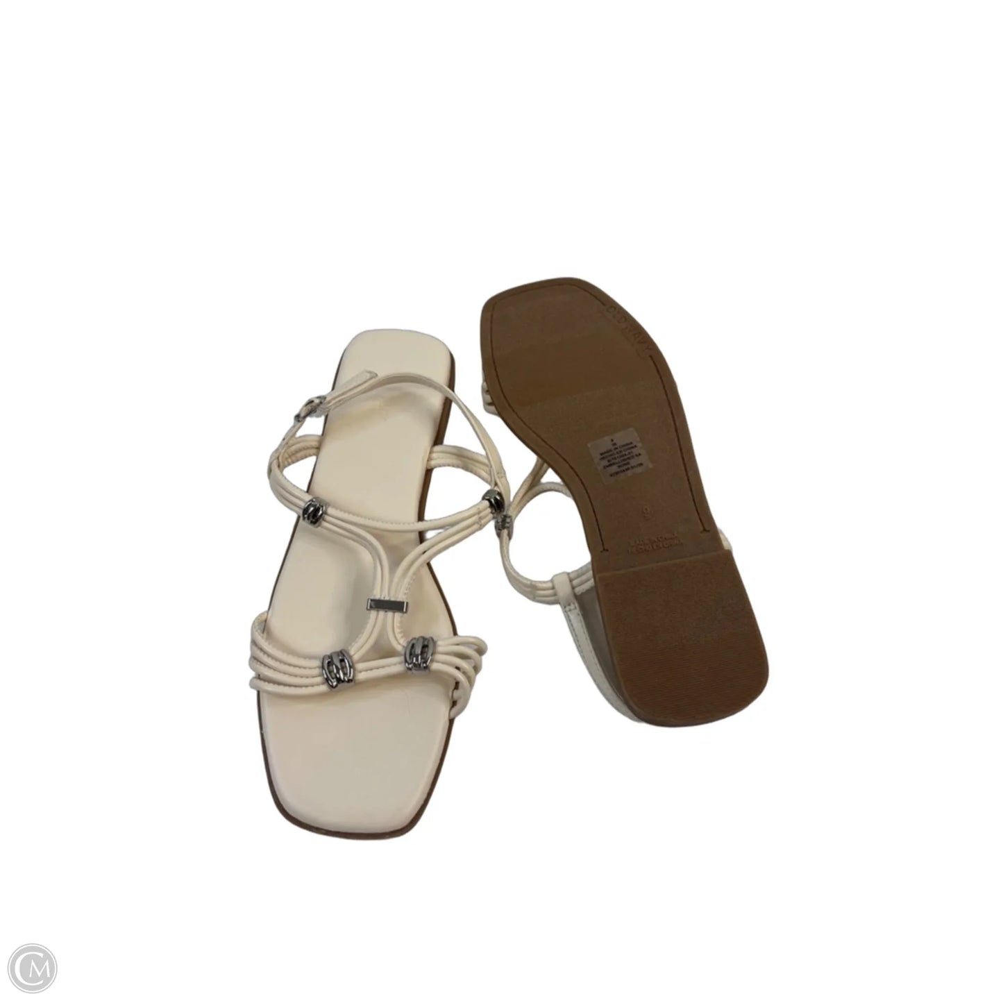 Sandals Flats By Old Navy In Cream, Size: 9