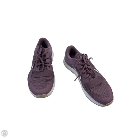 Shoes Athletic By Nike Apparel In Purple & White, Size: 9.5
