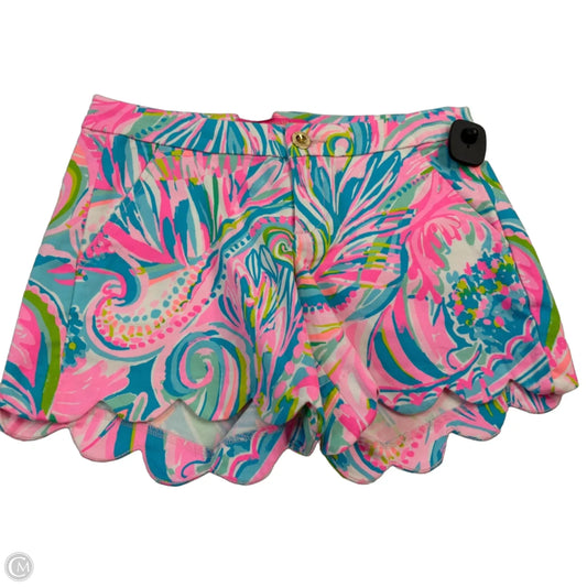 Shorts Designer By Lilly Pulitzer In Blue & Pink, Size: 2