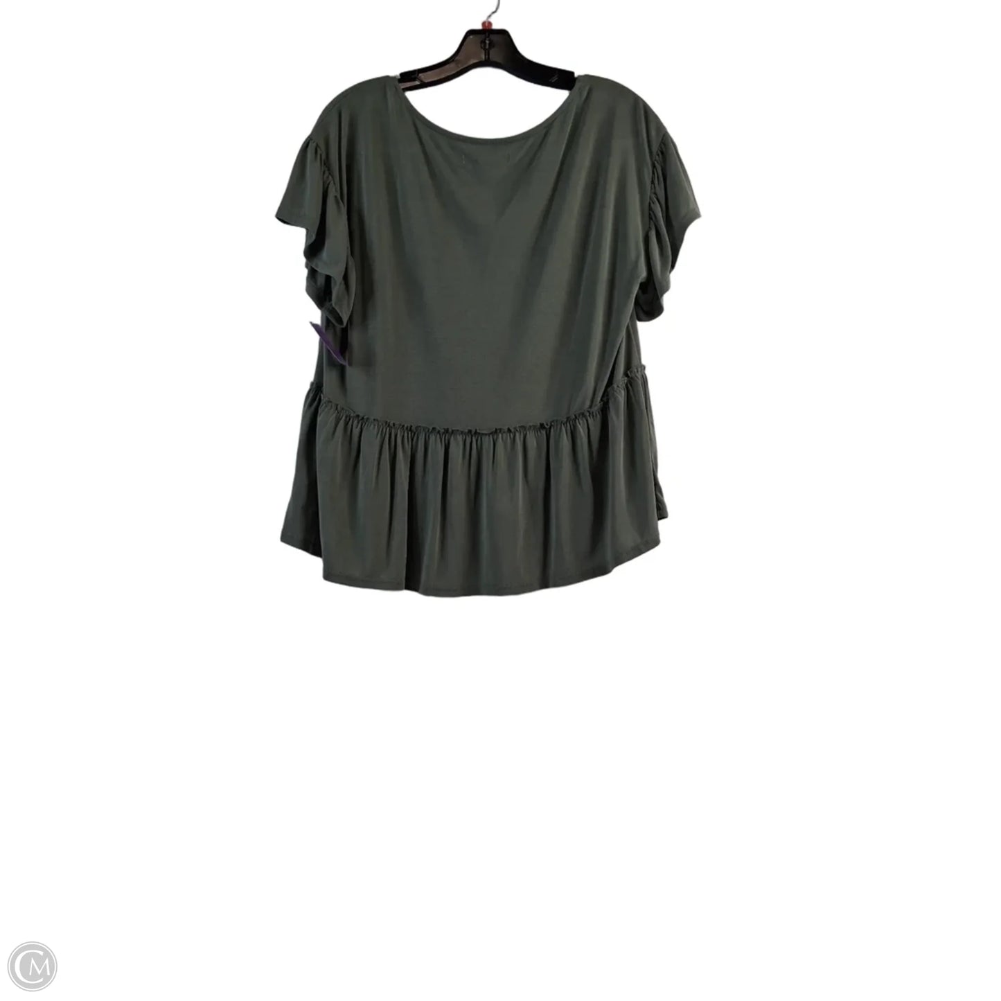 Top Short Sleeve By Lucky Brand In Green, Size: S