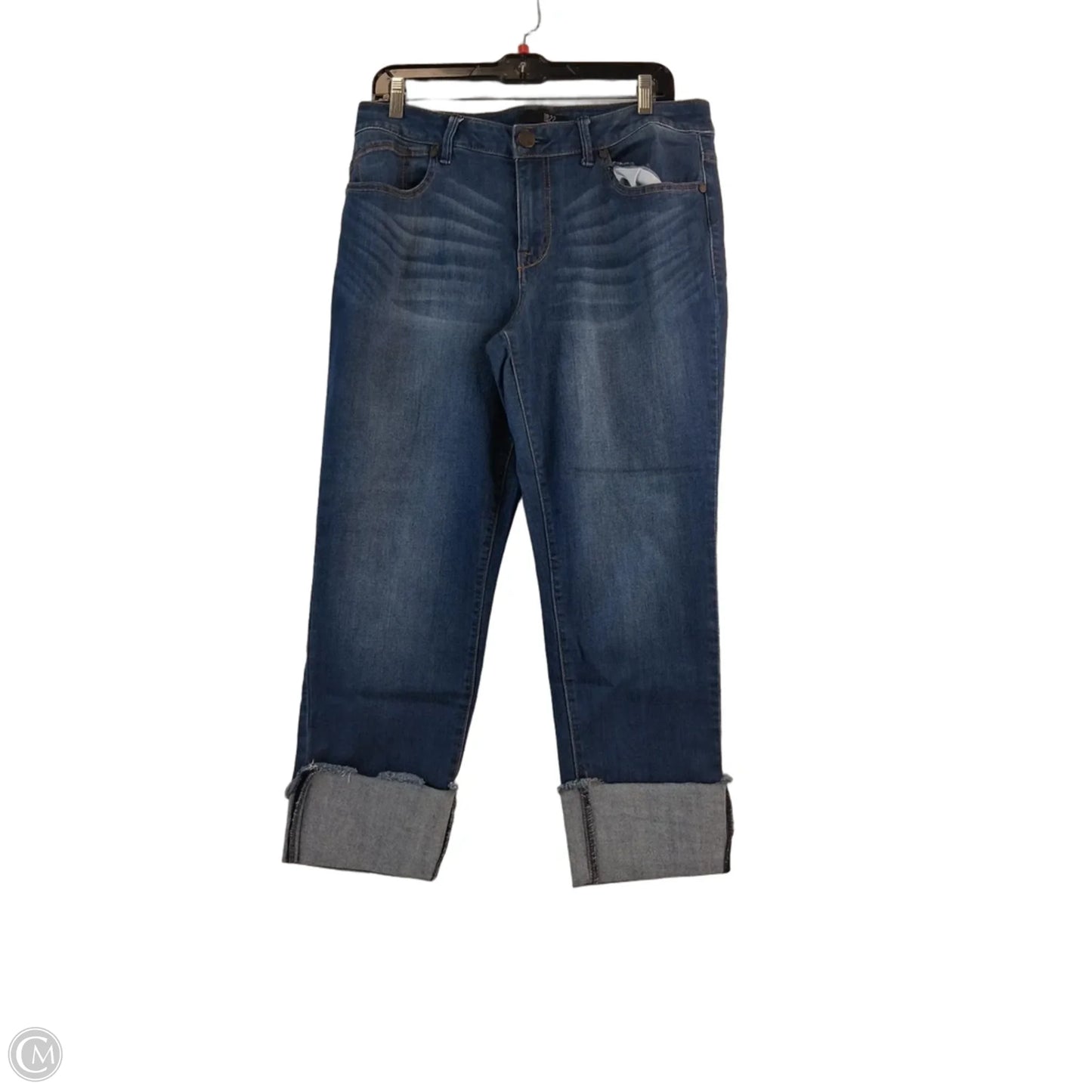 Jeans Straight By 1822 Denim In Blue Denim, Size: 14