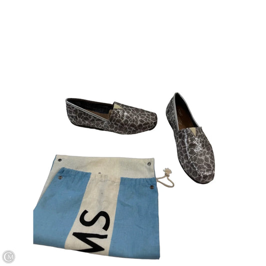 Shoes Flats By Toms In Snakeskin Print, Size: 8