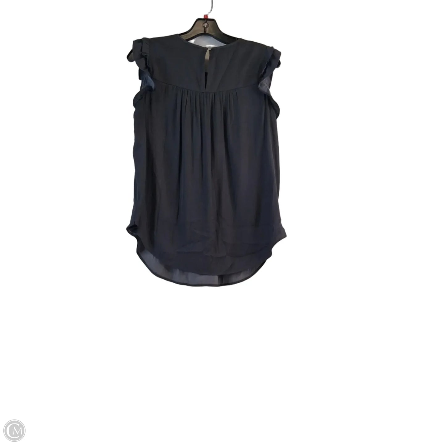 Top Short Sleeve By Loft In Grey, Size: S
