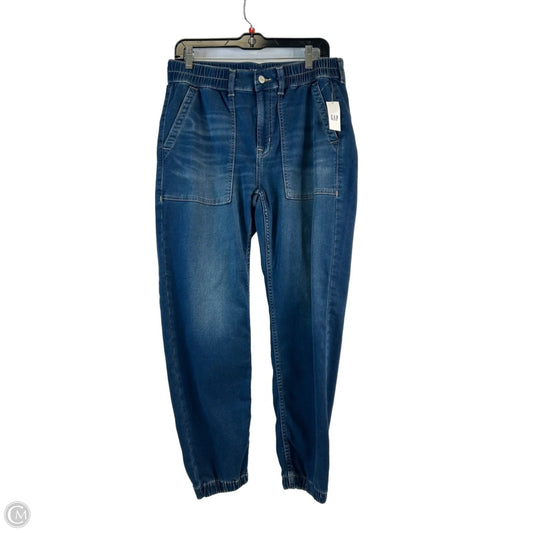 Jeans Straight By Gap In Blue Denim, Size: 6