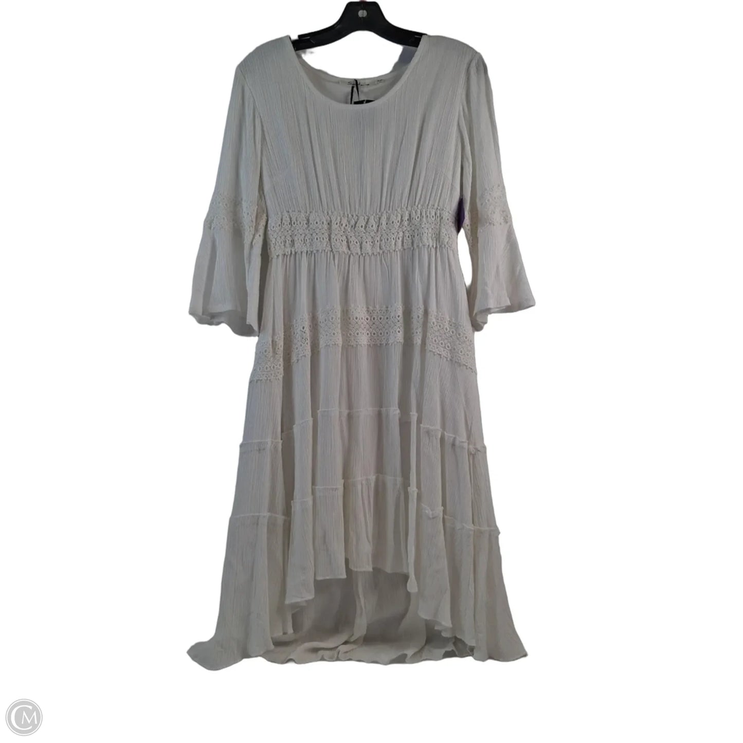 Dress Casual Midi By Solitaire In White, Size: M