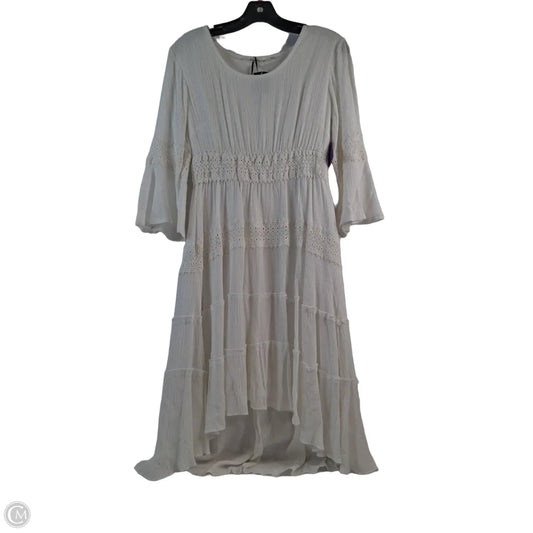 Dress Casual Midi By Solitaire In White, Size: M