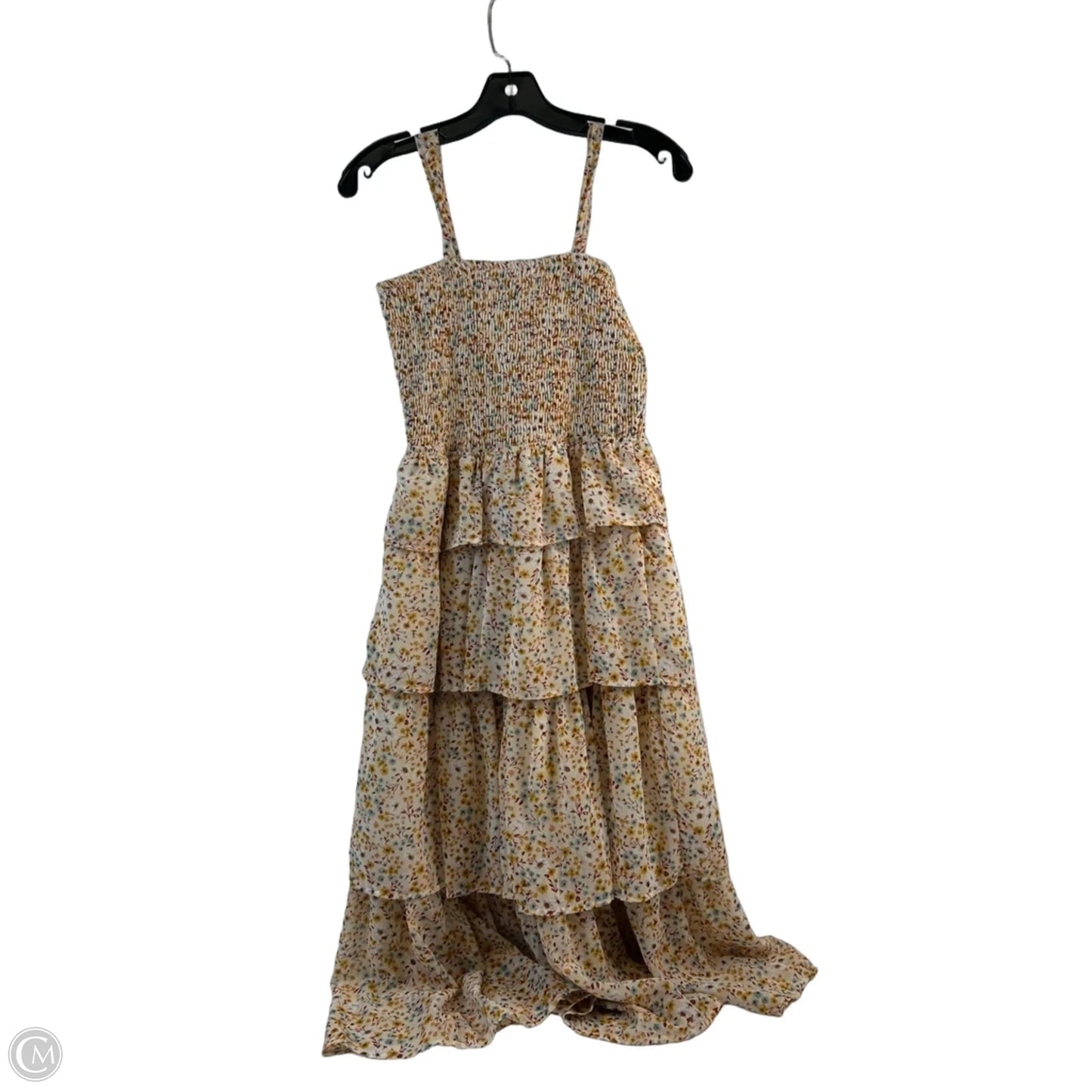 Dress Casual Maxi By Mimi Chica In Blue & Yellow, Size: S
