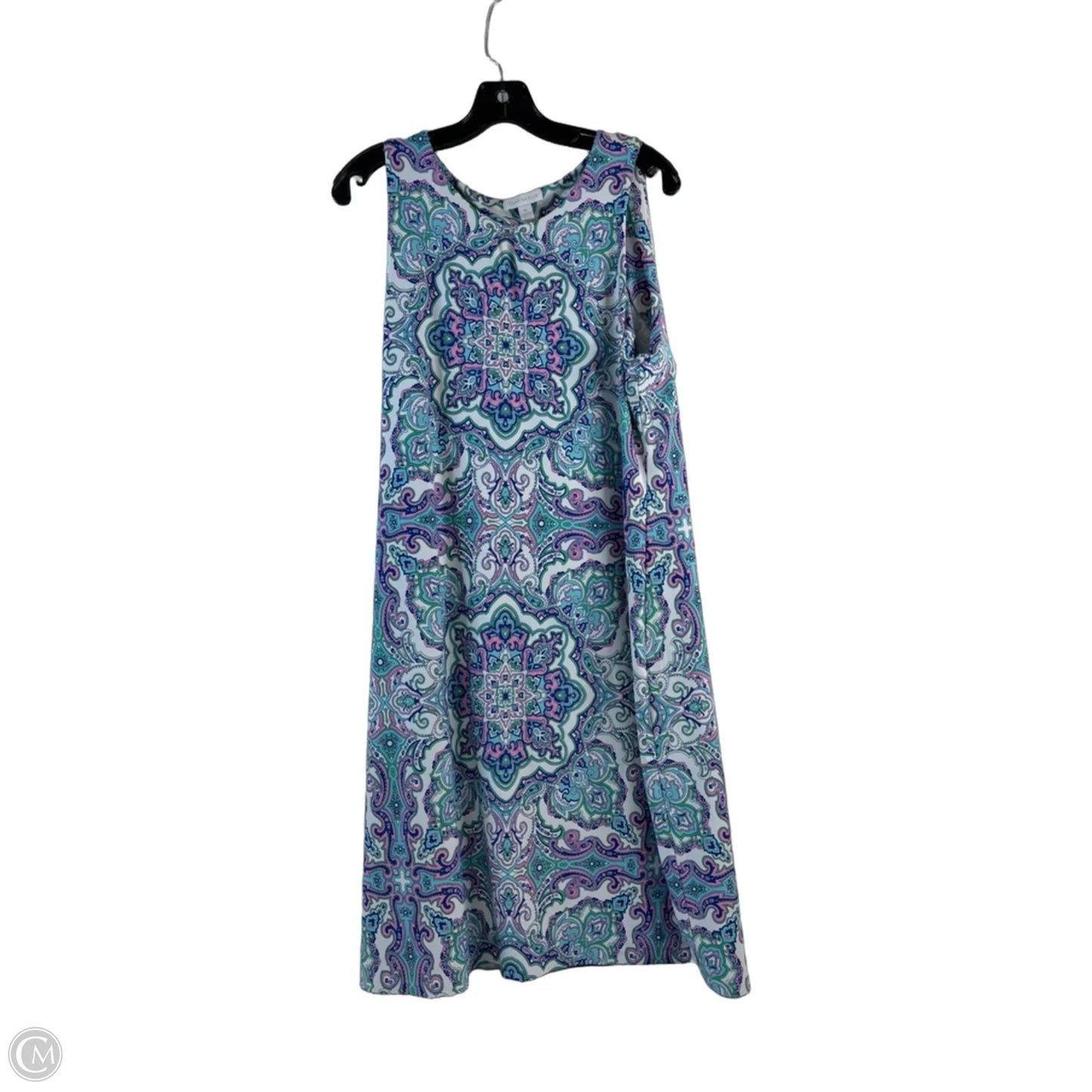 Dress Casual Midi By Charter Club In Paisley Print, Size: Xl – Clothes Mentor Syracuse NY #144