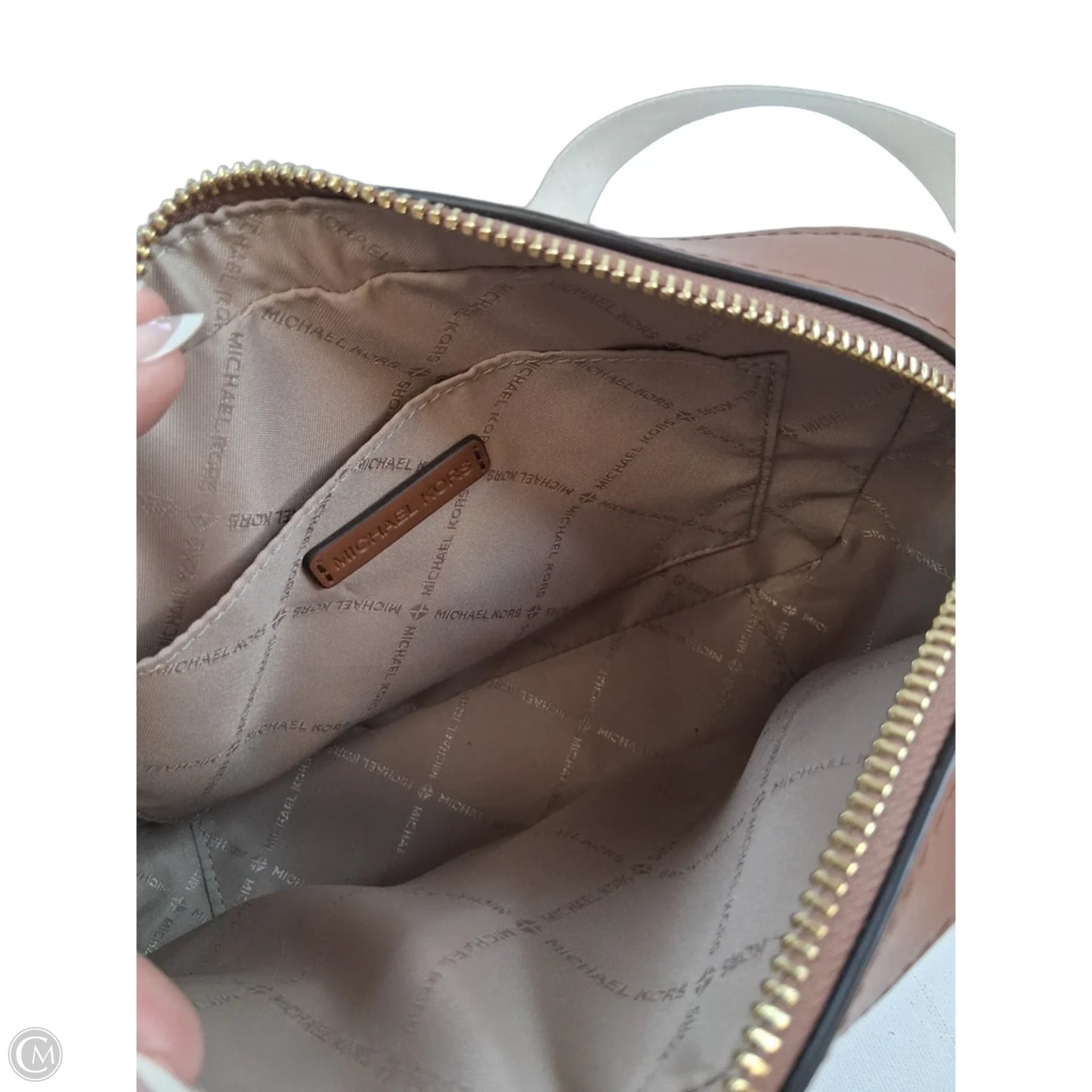 Crossbody Designer By Michael Kors, Size: Medium