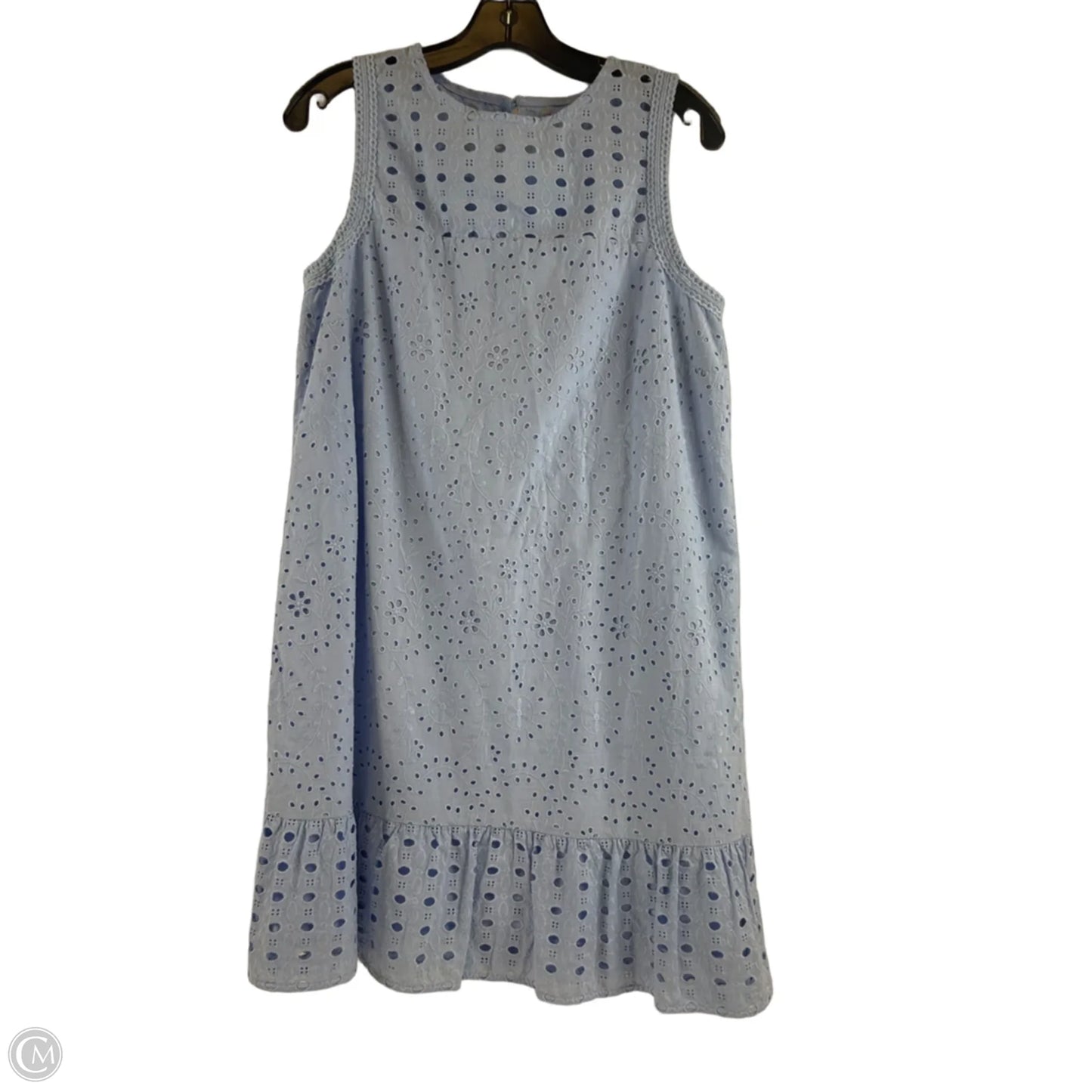 Dress Casual Midi By Loft In Blue, Size: M