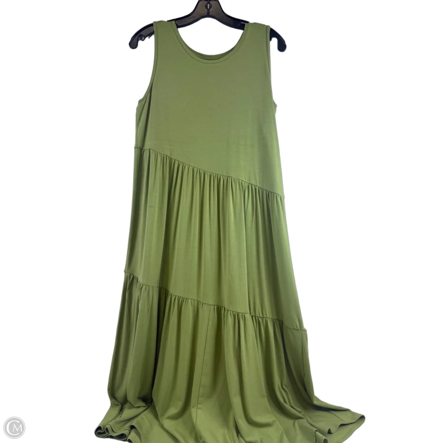 Dress Casual Maxi By Chicos In Green, Size: S