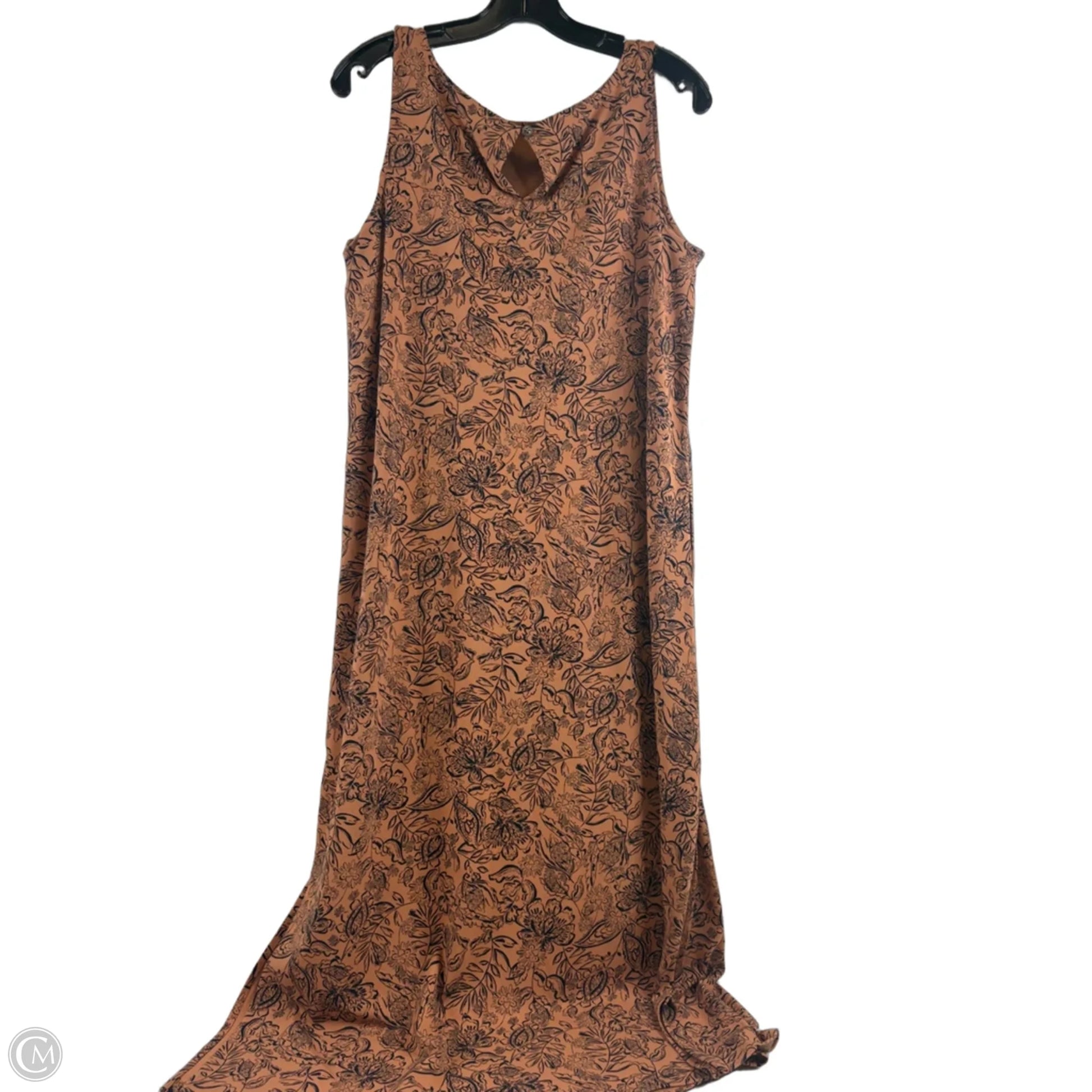 Dress Casual Maxi By J. Jill In Black & Tan, Size: Sp – Clothes Mentor Syracuse NY #144