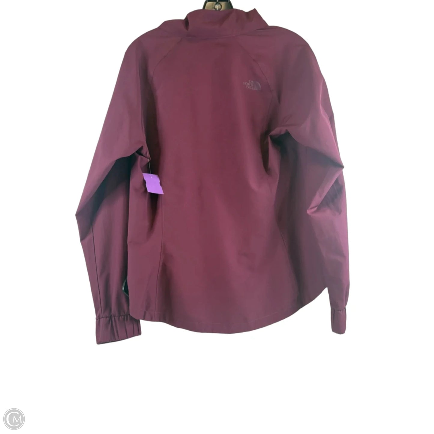 Athletic Jacket By The North Face In Maroon, Size: M